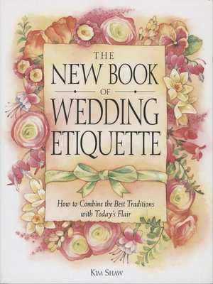 cover image of The New Book of Wedding Etiquette